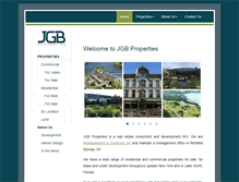 Tablet Screenshot of jgbproperties.com